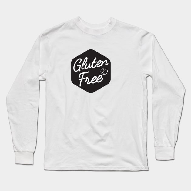 Gluten Free Hexagon T Shirt Long Sleeve T-Shirt by glutenfreegear